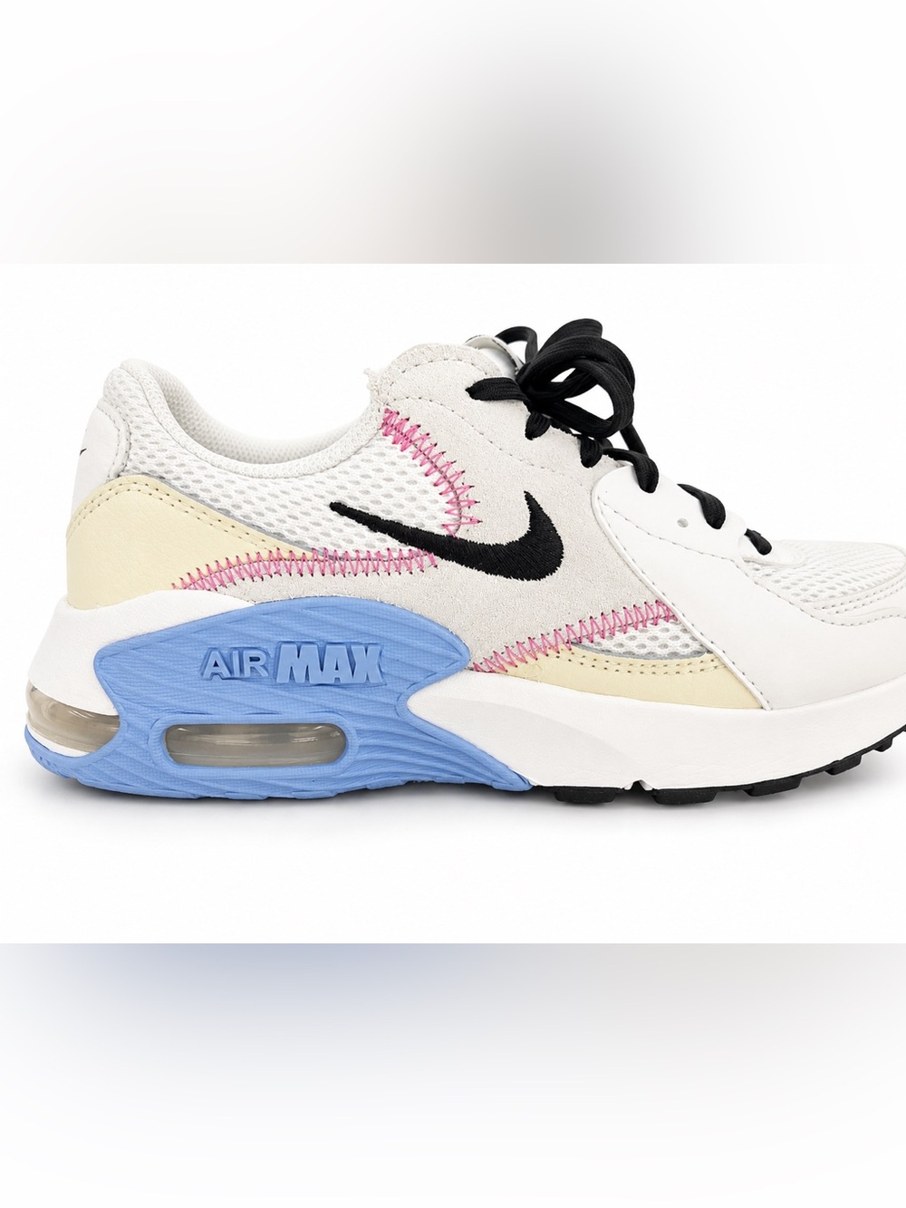 Nike Air Max Excee Sail Aluminum Off Noir Pink Stitch Sneakers Womens